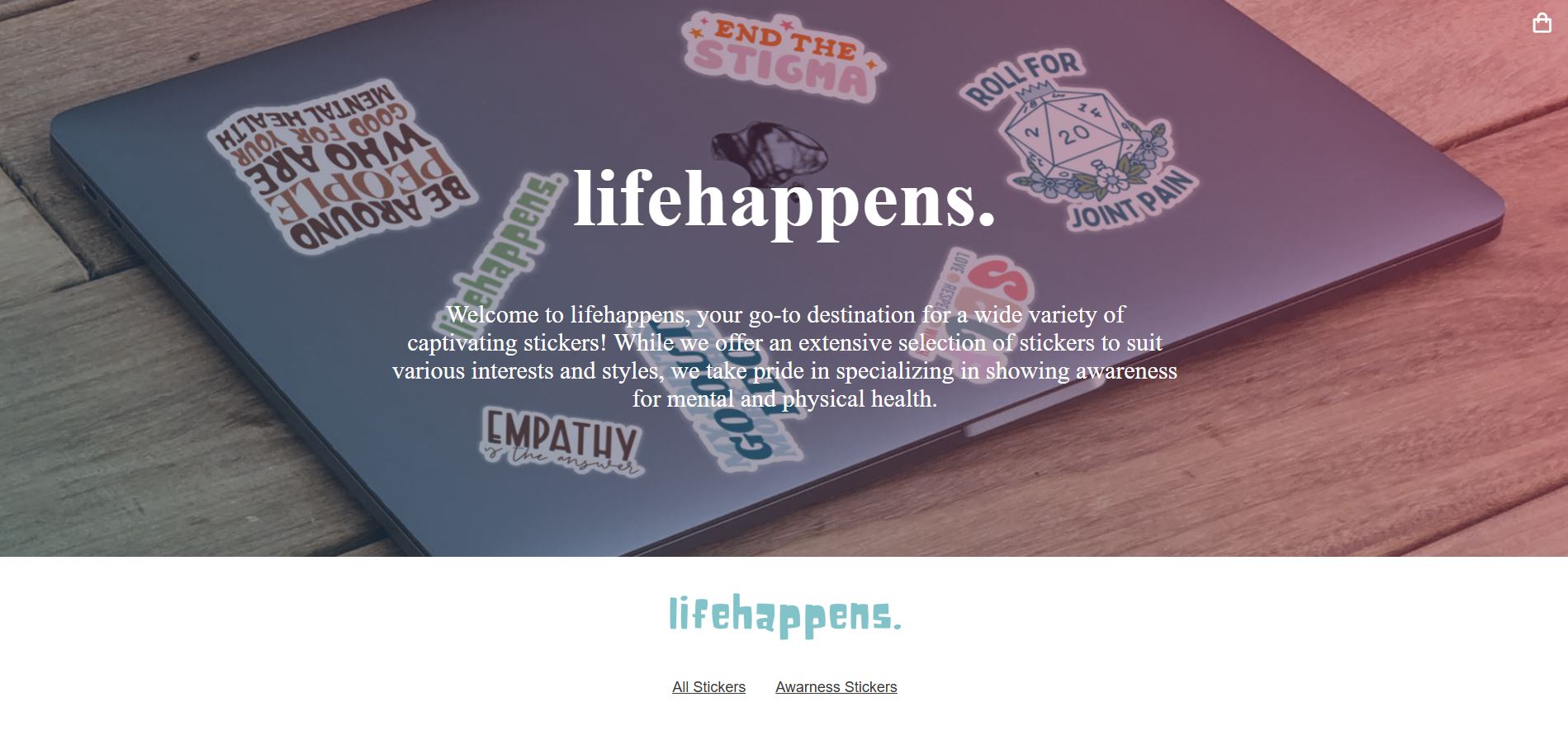 lifehappens Landing Page